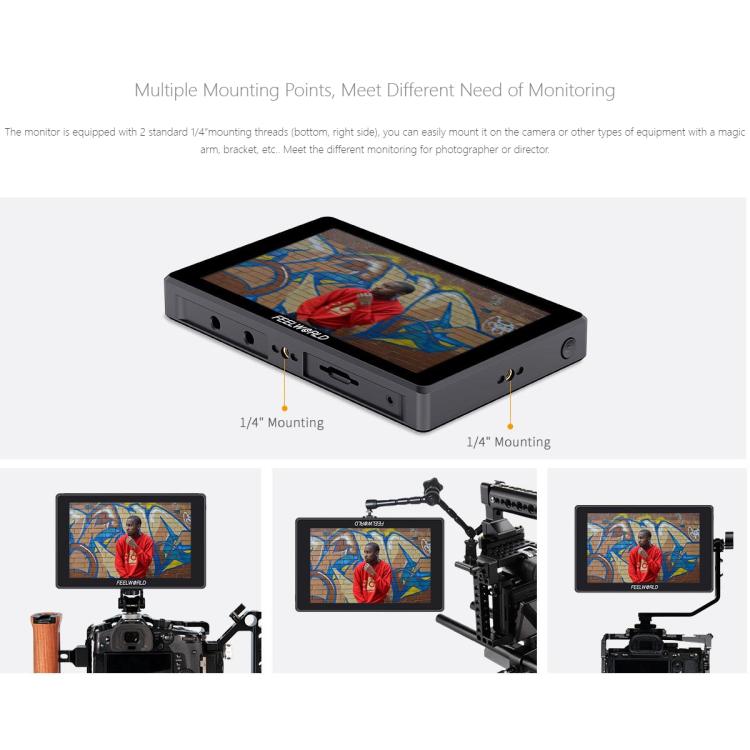 FEELWORLD SH7 Monitor De Cámara 7 Pulgadas 2200 Nit