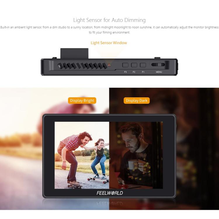 FEELWORLD SH7 Monitor De Cámara 7 Pulgadas 2200 Nit