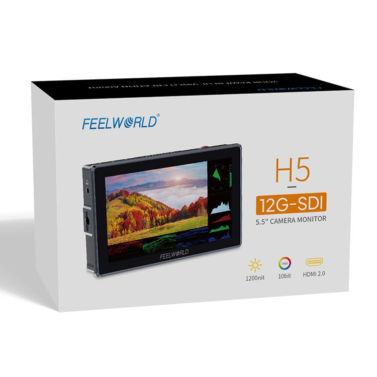 FEELWORLD H5 Monitor De Campo 1200 Nits Brillo Exterior Profesional