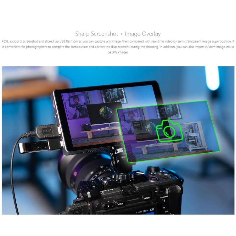 FEELWORLD P6XL Monitor De Campo Portátil 1200 Nit Brillo