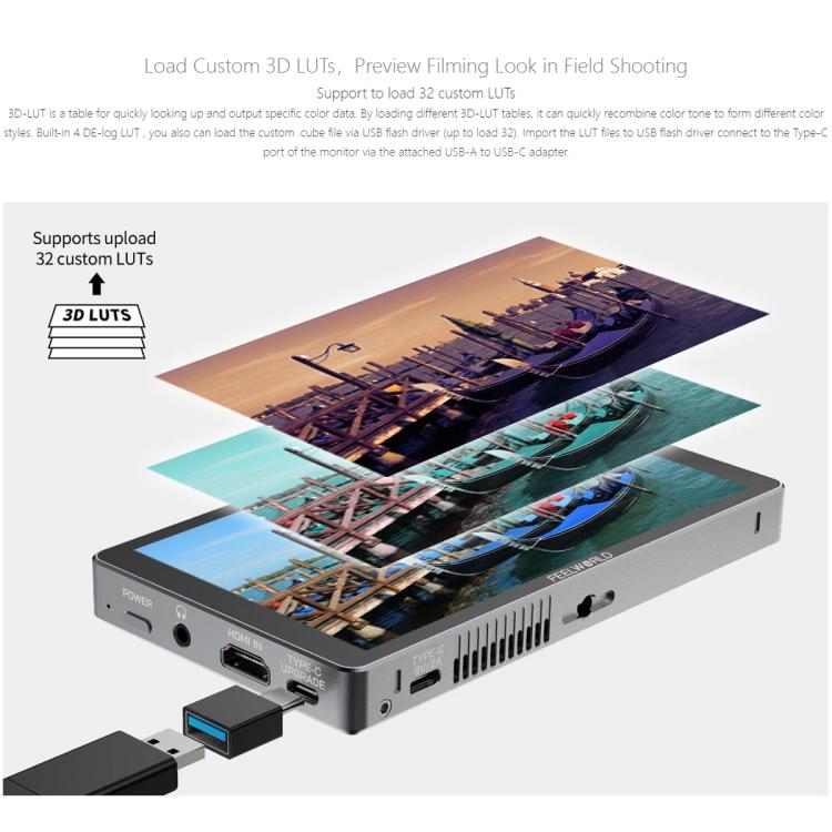 FEELWORLD P6XL Monitor De Campo Portátil 1200 Nit Brillo