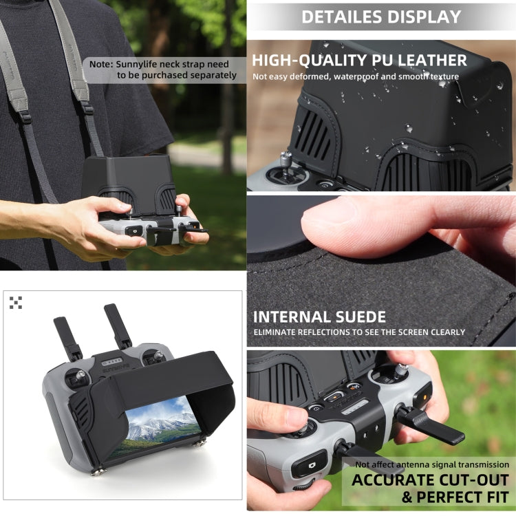 Sunnylife ZG673 Capó Parasol DJI RC 2 Bloquea Luz Compacto