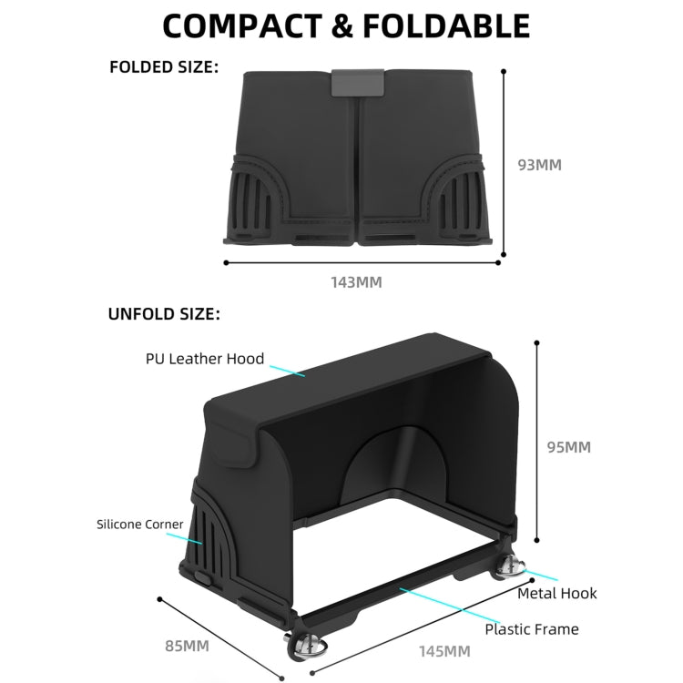 Sunnylife ZG673 Capó Parasol DJI RC 2 Bloquea Luz Compacto