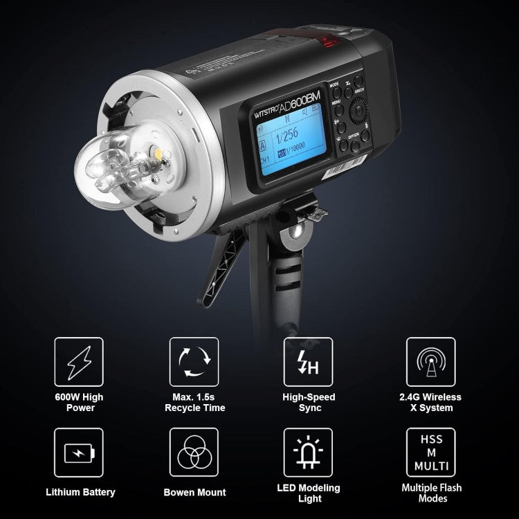 Godox WITSTRO AD600BM Flash De Estudio Bowens 600Ws Para Fotografía