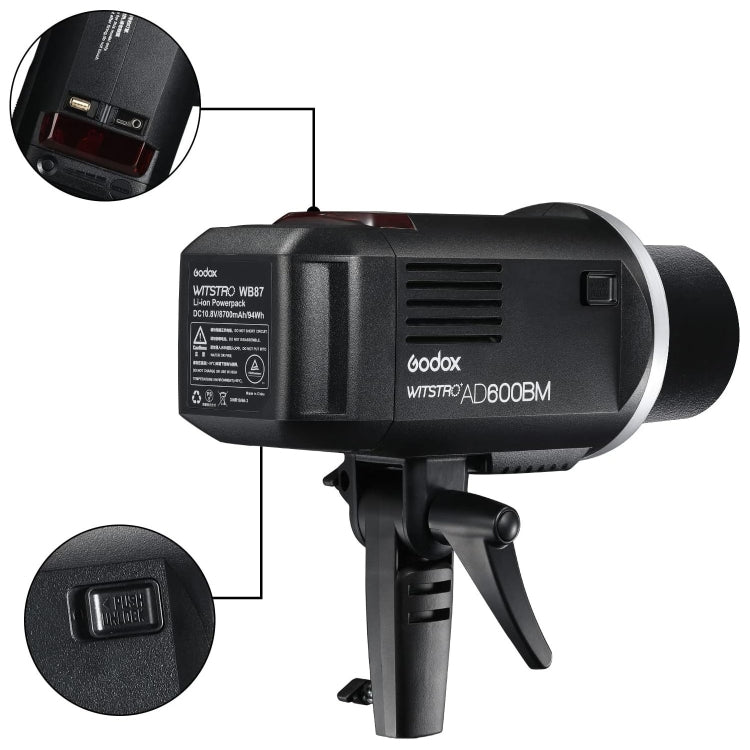Godox WITSTRO AD600BM Flash De Estudio Bowens 600Ws Para Fotografía