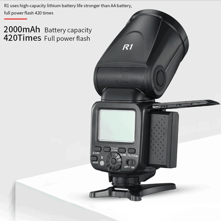 TRIOPO R1 76WS Speedlite TTL para DSLR 1/8000s Alta Velocidad