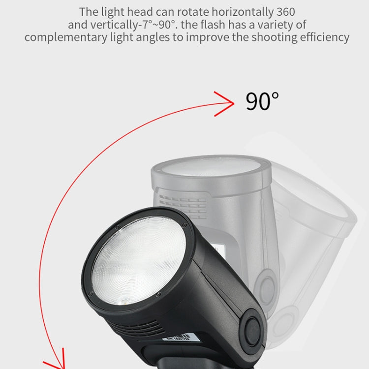 TRIOPO R1 76WS Speedlite TTL para DSLR 1/8000s Alta Velocidad