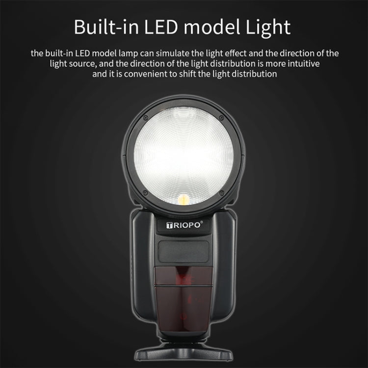 TRIOPO R1 76WS Speedlite TTL para DSLR 1/8000s Alta Velocidad