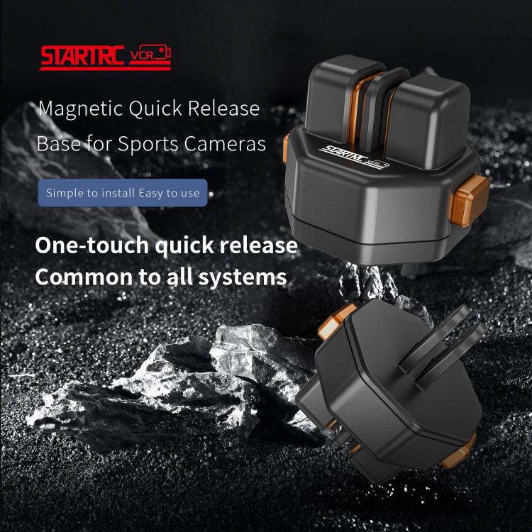 STARTRC VCR Snap-Mag Base Mount GoPro Liberación Magnética