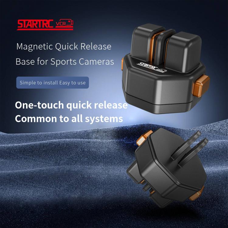 STARTRC VCR Snap-Mag Base Mount GoPro Liberación Magnética