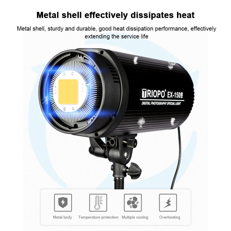 TRIOPO EX-150W Flash de Estudio Disipación de Calor LED