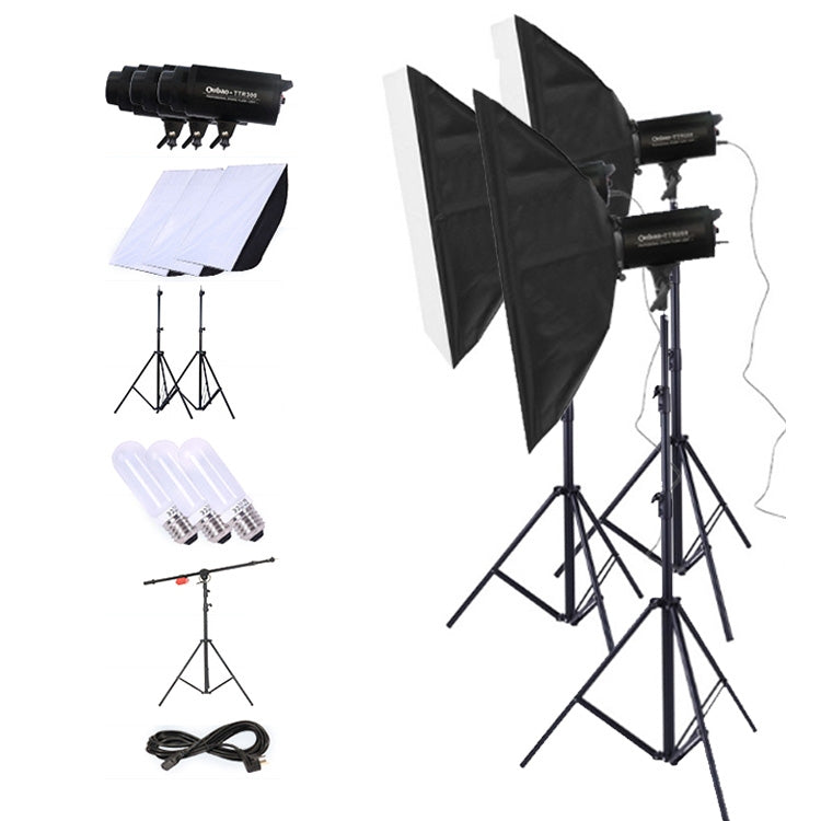 TRIOPO Oubao TTR300W Softbox Estudio 60x90cm Kit Completo