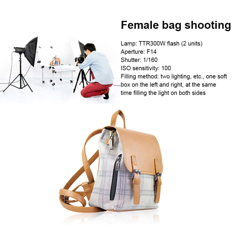 TRIOPO Oubao TTR300W Softbox Estudio 60x90cm Kit Completo