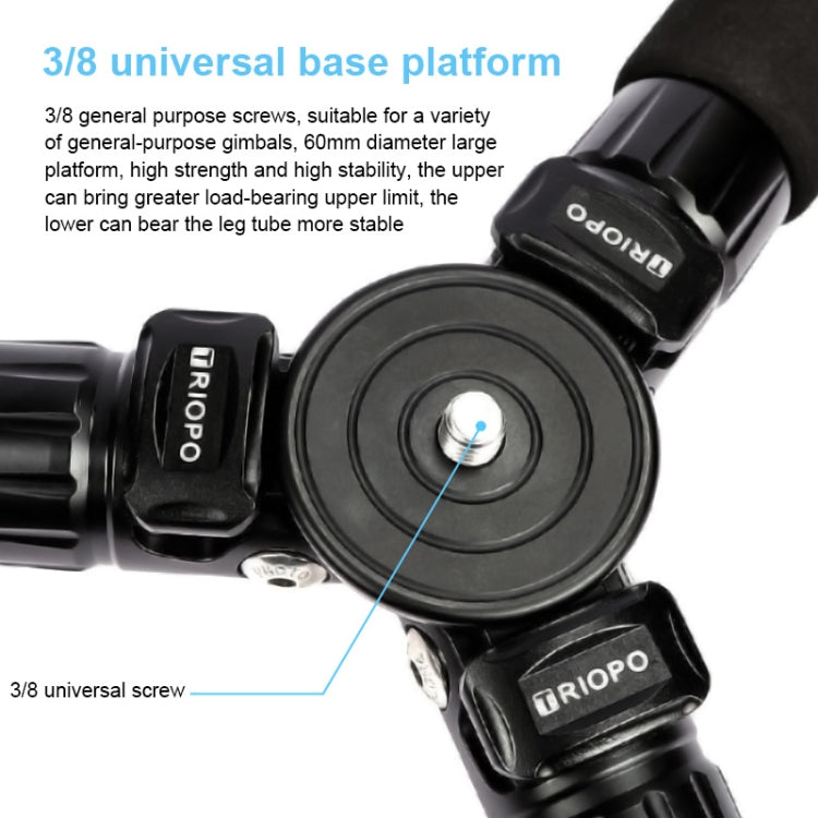 TRIOPO GS2808 Trípode Fotografía Fibra de Carbono Profesional