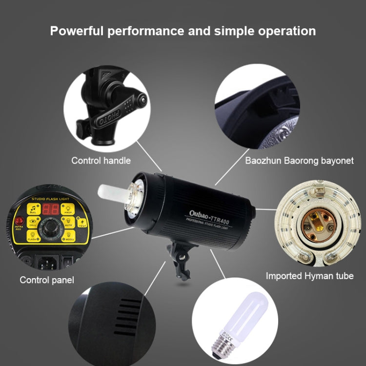 TRIOPO Oubao TTR400W Flash De Estudio Bombilla E27
