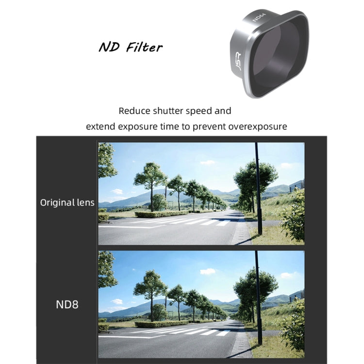 JSR KS 8 En 1 Filtro Lente DJI FPV Conjunto ND8ND16ND32ND64