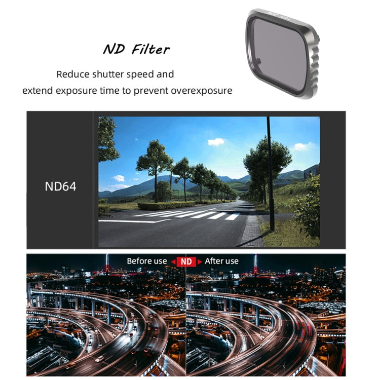 JSR KS 8 en 1 Filtro de Lente Nocturno para DJI Air 2S Drone Pro