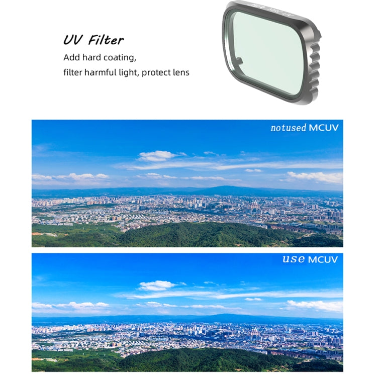 JSR KS 8 en 1 Filtro de Lente Nocturno para DJI Air 2S Drone Pro