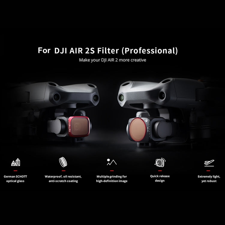 PGYTECH P-16B-060 Filtro UV Para DJI Air 2S Protege Lente