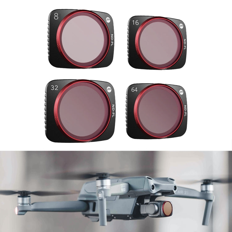 PGYTECH P-16B-063 Kit De Filtros 4 En 1 NDPL Para DJI Air 2S