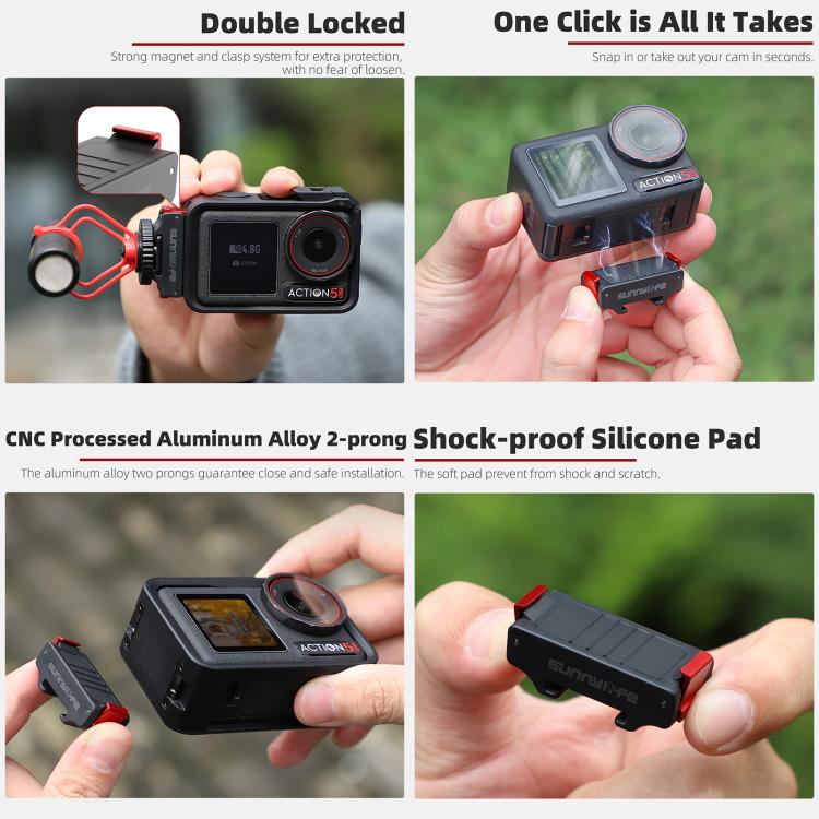 Sunnylife AD9381 Soporte Magnético Plegable DJI Osmo Action