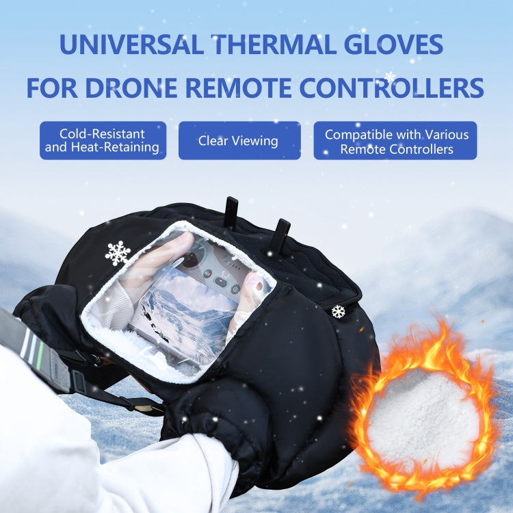STARTRC RC Universal Guantes Invierno para Drones Con Vellón