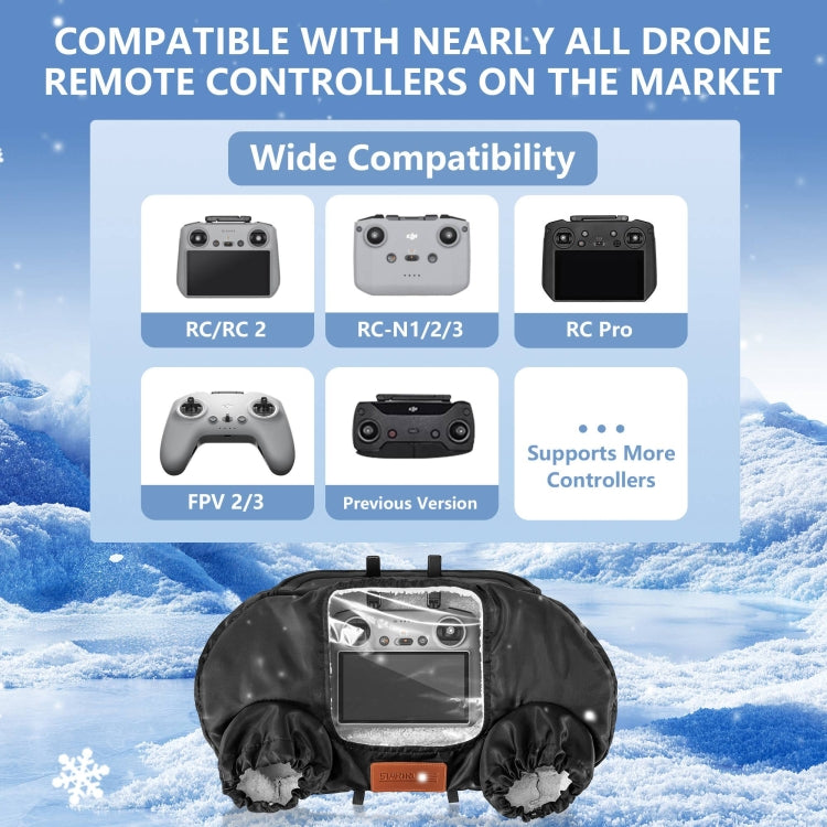 STARTRC RC Universal Guantes Invierno para Drones Con Vellón