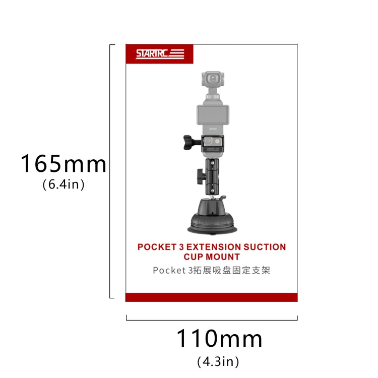 STARTRC Soporte Ventosa Expansión para DJI OSMO Pocket 3