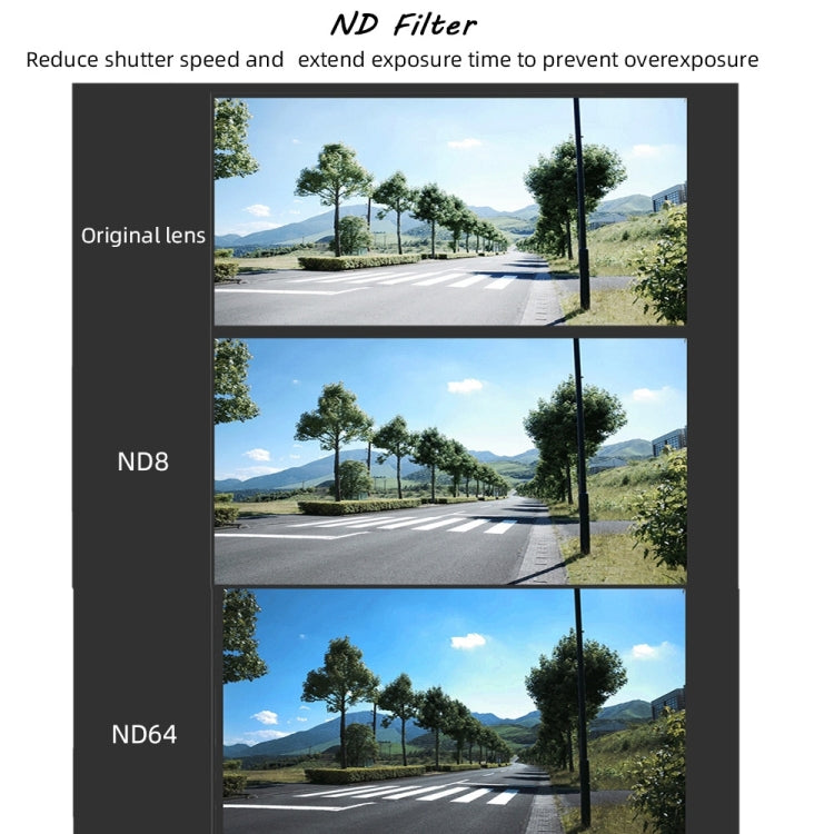 JSR ND4+ND8+ND16+ND32 Filtro 4 En 1 Neutro Para DJI Mavic Mini Drone