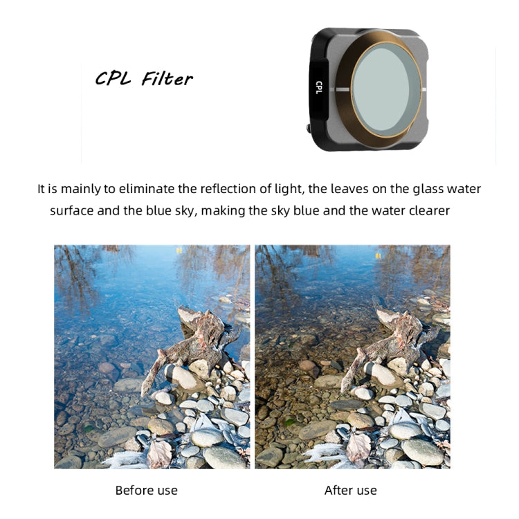 JSR Drone 3 En 1 CPL ND8 ND16 Filtro Para DJI Mavic Air 2 Profesional
