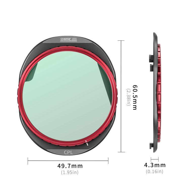 STARTRC Filtro CPL Para DJI Mavic 4 Pro Elimina Reflejos