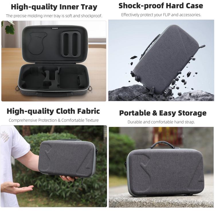 Sunnylife DJI Flip Bolso Hombro Estuche Drone 3 Baterías