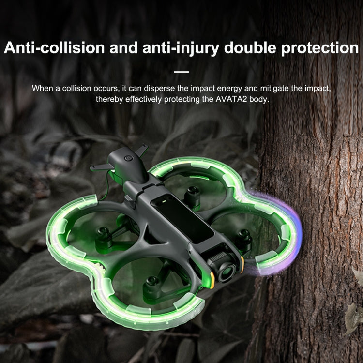 STARTRC DJI Avata 2 Drón Anillo Anticolisión LED Iluminado