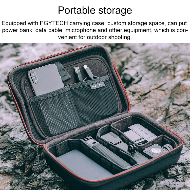 PGYTECH P-18C-042 Bolsa De Almacenamiento Poste Extensión Vlog Kit Osmo Pocket