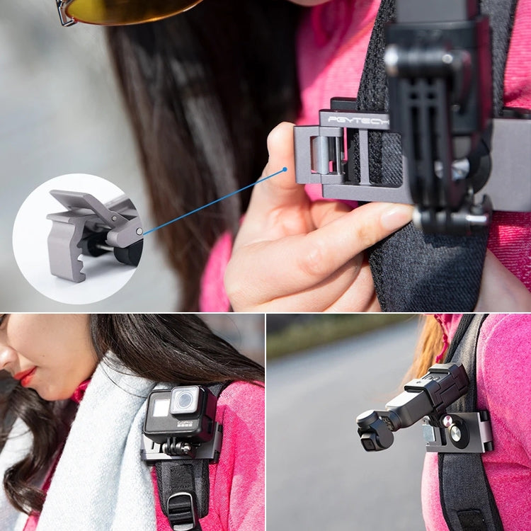 PGYTECH P-18C-043 Kit de viaje para DJI Osmo Pocket con palo selfie trípode