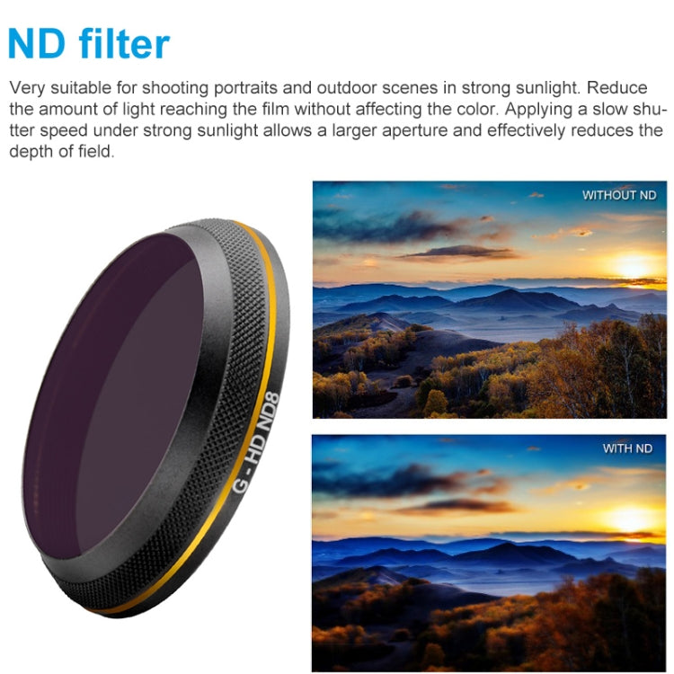 PGYTECH X4S HD ND8 Filtro Lente Dorado para DJI Inspire 2