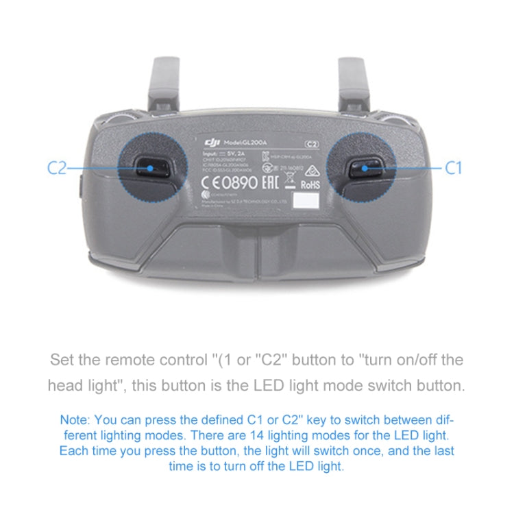 PGYTECH P-MA-124 Accesorio Cubierta Protección LED DJI Mavic Pro Plegable