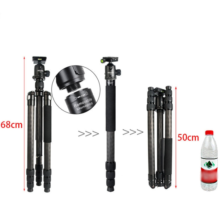 BEXIN W324C G44 Trípode Cámara DSLR Fibra De Carbono 20kg