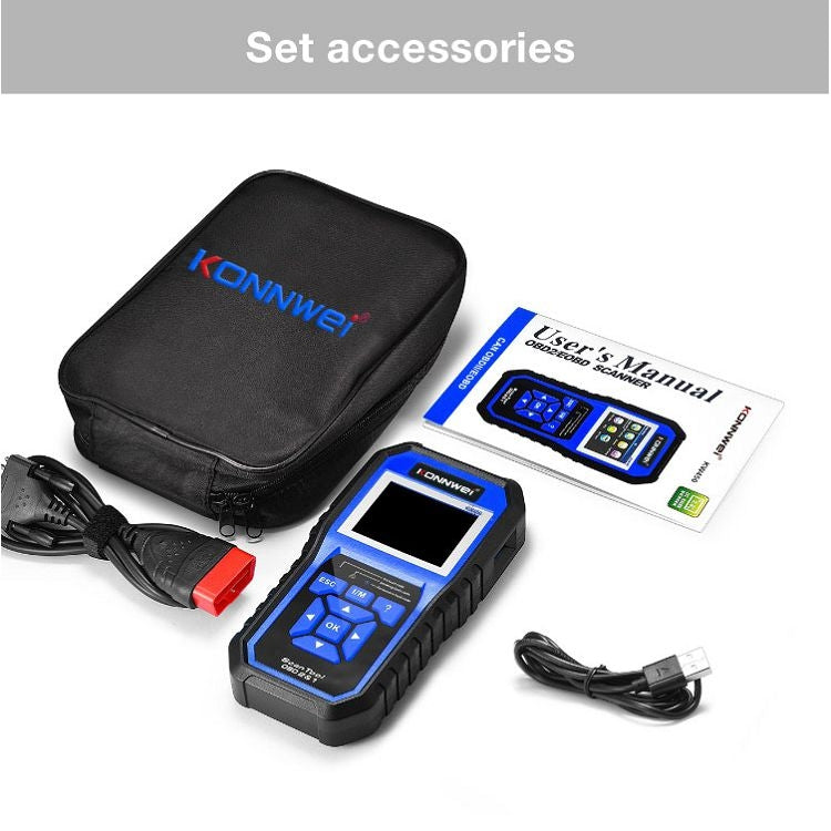KONNWEI KW450 Probador De Batería Con TFT 2,8 Color Azul