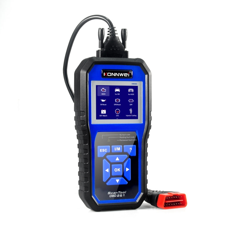 KONNWEI KW450 Probador De Batería Con TFT 2,8 Color Azul