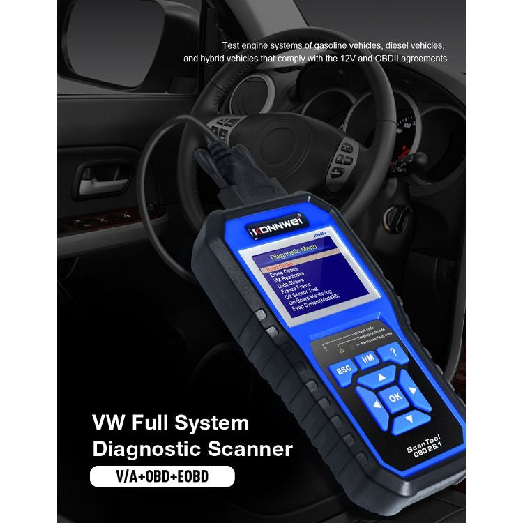 KONNWEI KW450 Probador De Batería Con TFT 2,8 Color Azul