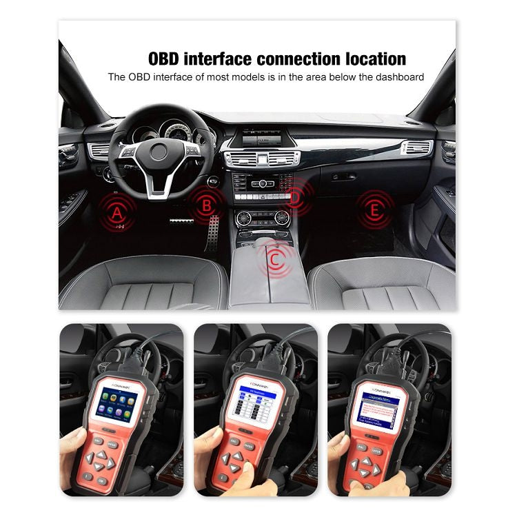 KONNWEI KW860 Probador De Batería Para Coche Pantalla 2,8