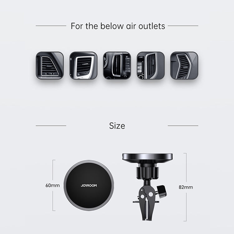 Joyroom JR-ZS240 Soporte Cargador Inalámbrico Coche 15W