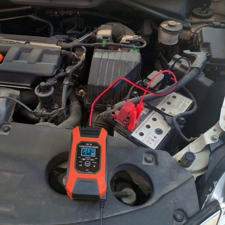 FOXSUR Cargador De Batería 7Etapas Para Automóviles Y Motocletas