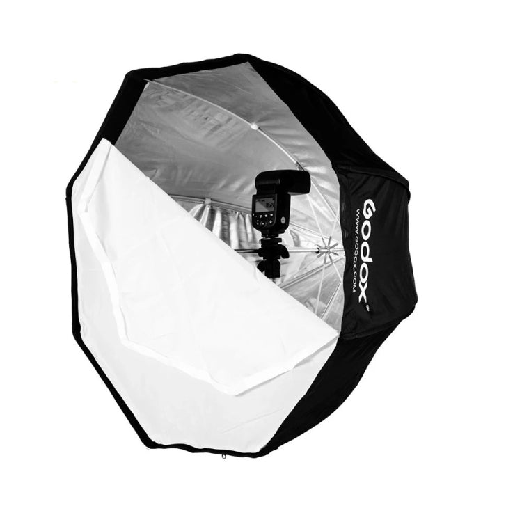 Godox Portátil Octágono Speedlite Paraguas Softbox Kit