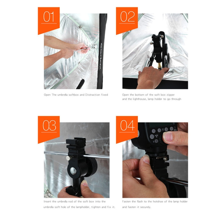 Godox Portátil Octágono Speedlite Paraguas Softbox Kit