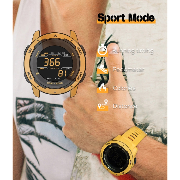 North Edge Mars Reloj Inteligente Pantalla FSTN Legible Sol