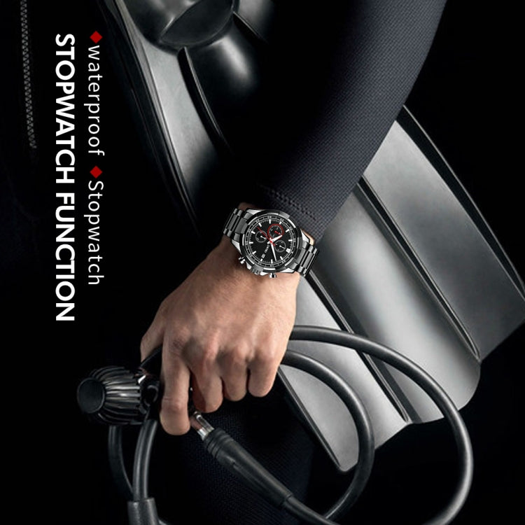 SKMEI 9192 Reloj De Hombre Acero Inoxidable Luminoso