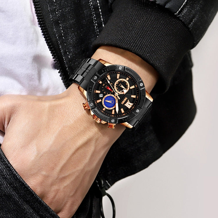 SKMEI 9235 Reloj Cronómetro Lunar Acero Inoxidable 30m