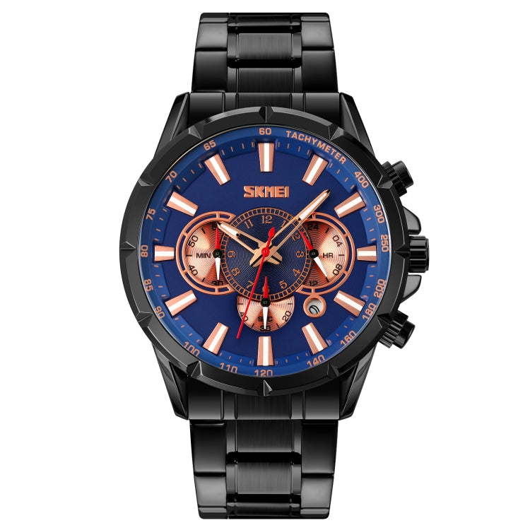 SKMEI 9241 Reloj Cronómetro Calendario Correa Acero
